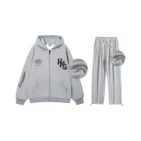 Серый топ + серые штаны