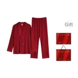 Бордовый мужской [подарочная коробка комплект]