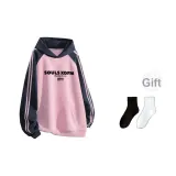 Темно-синий, синий и розовый, с флисовой подкладкой