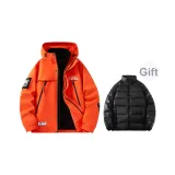 Оранжевый Красный (Пуховая подкладка)