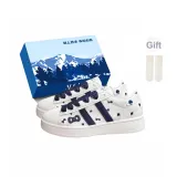 Синий - Эксклюзивная обувь Коробка - В комплекте носки