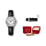 Белый циферблат, женский стиль, ремешок [импортный механизм]