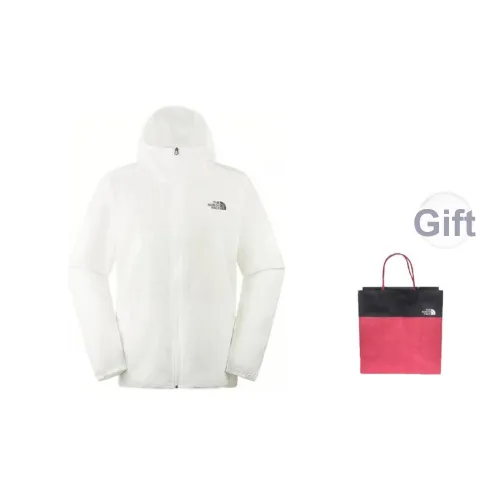 The North Face Белый + Сумка для покупок Мужская защита от солнца Одежда