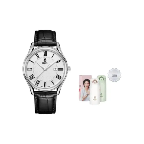 ERNEST BOREL Кварцевый механизм Мужские часы Nebula 40mm*40mm*6,25mm Белый