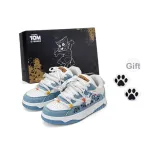 Морской синий с флисовой подкладкой (улучшенный с бесплатной обувной пряжкой)