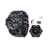 Чёрный, камуфляж, белый