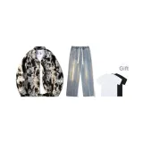 Комплект (Чернила для рисования + Винтажные синие джинсы) с бесплатной футболкой