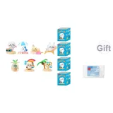 Четыре Слепые Коробки (Случайный Стиль) с Бесплатной Тряпкой для Мойки