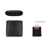 Рюкзак Longchamp, черный, с подкладкой из DuPont