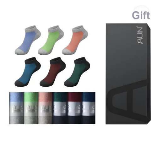 AUN 6 COLORS Ассорти Мужские Носки
