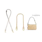 Coach Экрю 1,1 см Ширина Тело Плетение без рисунка Золото Застежка 90-120 см + Бесплатно Декоративная цепь 40 см