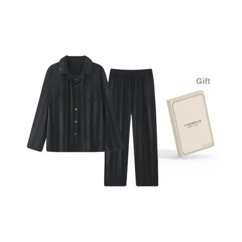 QIAOYUN Пижамный комплект мужской Gift Box Set черный