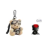 Бурый медведь + Фототехника + Очки для плавания, с сохранённым цветочным дизайном включено