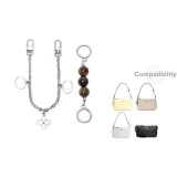 [Серебряный] Амбра Жемчужный + Лунный Декоративная Цепь 30 см