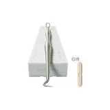 [420 Нержавеющая сталь] Маленький круглый кулон с ультра-острым крючком + встроенная память коробка