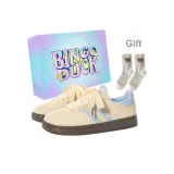 Желтая орхидея + эксклюзивная коробка для обуви + подарочные носки