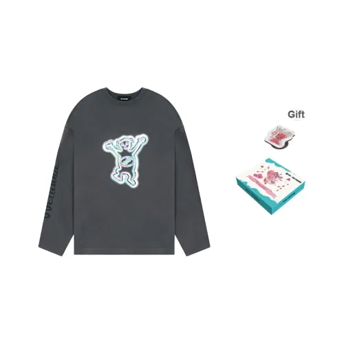 WE11DONE T-Shirt Унисекс Угольный Серый