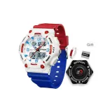 Красный синий