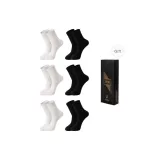 6 упаковок подарочных коробок комплект (3 черных, 3 белых)