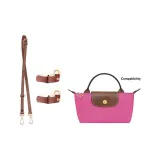 Конфетно-розовый через плечо с плечевым ремнем, без пунш-отверстий, пряжка