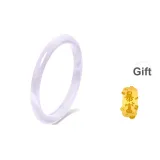 Браслет с камнем "Кошачий глаз" покрытие, цвет: пюре из таро, фиолетовый, 9 мм