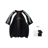 Чёрный (С подарками, ледяной шелк, короткий рукав)