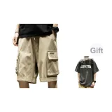 Хаки+6614 Темно-серый Короткий рукав [Покупка с скидкой 10 юаней, свяжитесь с службой поддержки клиентов для получения информации о других размерах]