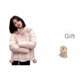 Розовый (с шарфом)