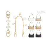 [Gold] Четырехлистный клевер Удлинительная цепь + Любовь Звезда Декоративная цепь