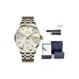 Gold White Face, Steel Bracelet [Standard Watch Box + Strap]  
Золото Белый Циферблат, Стальной Браслет [Стандартная Коробка для Часов + Ремешок]