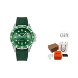 Зеленый циферблат с зеленым ромбовидным дизайном