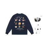 Темно-синий, синий (в комплекте с модным ожерельем + сумка через плечо)