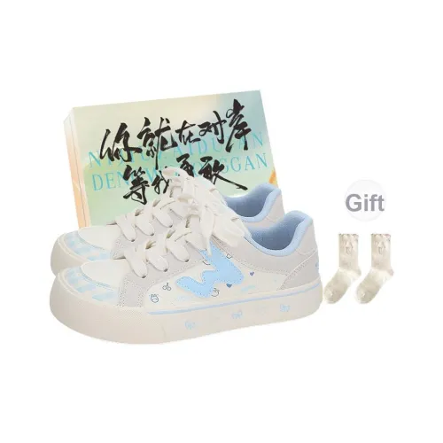 JimiXiong Низкий топ Скейтборд Кроссовки Женские