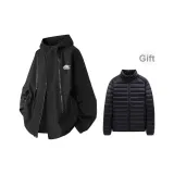 Чистый Черный (В комплекте с Пуховыми Подтяжками)