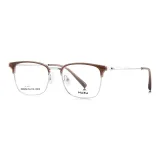 Прозрачная рамка цвета чайного | Серебряная-C09 Только оправа