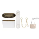 Тренер, Бежевые накладки для снятия стресса на плечо + льняная подкладка + декоративная цепь