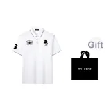 Белый (Черный Поло Мячи) Сумка для покупок включена