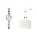 Маленький серебряный шип [Портативная подарочная коробка + Ожерелье с сердцем и ангелом]