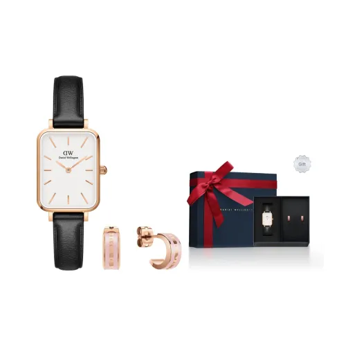 DW/DanielWellington Кварцевый механизм Женские часы из коллекции QUADRO, 26 мм * 20 мм * 6 мм, белые