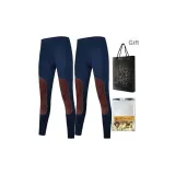 2 пачки (Темно-синий + Темно-синий) Чистый хлопок, дружественный к коже / с флисовой подкладкой, накладки на щиколотку / антибактериальный, комфортный