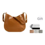 Кожаный коричневый