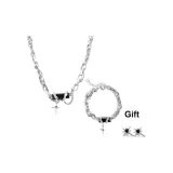 Стиль Позиционирование Два Ожерелья Сияющая Звезда Советы + Радужный Вера Браслет