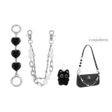 [Бесплатно Маленький Черный Кот] Сердце Удлинитель Цепь + Декоративная Цепь