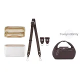 [Мокко Трехкомпонентный Комплект] DuPont Бумага Лайнер + Плечевой ремень через плечо + Модифицированная пряжка 1 пара