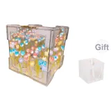 Многоцветный комплект из 20 предметов с ночными светящимися тюльпанами, в комплекте сумка для покупок (случайный стиль)