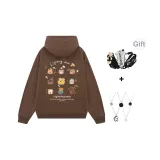 Кофейный (в комплекте с модным ожерельем + сумка через плечо)