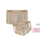 Коричневый комплект для пары + [бантовая коробка]