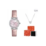 Розовая лента с розовой коробкой (оригинальная коробка) + ожерелье