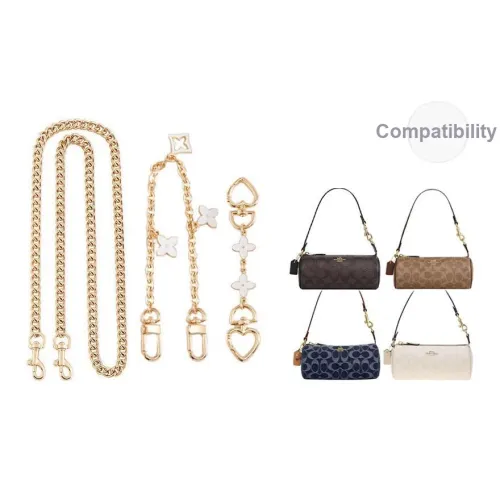 Luxury Care Artisan Workshop Металлический сплав Сумка Ремень Женский Золотой Тон