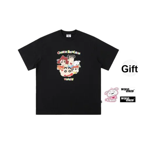WHOOSIS X Карандаш SHIN Chan Коллаборация Series Унисекс T-рубашки